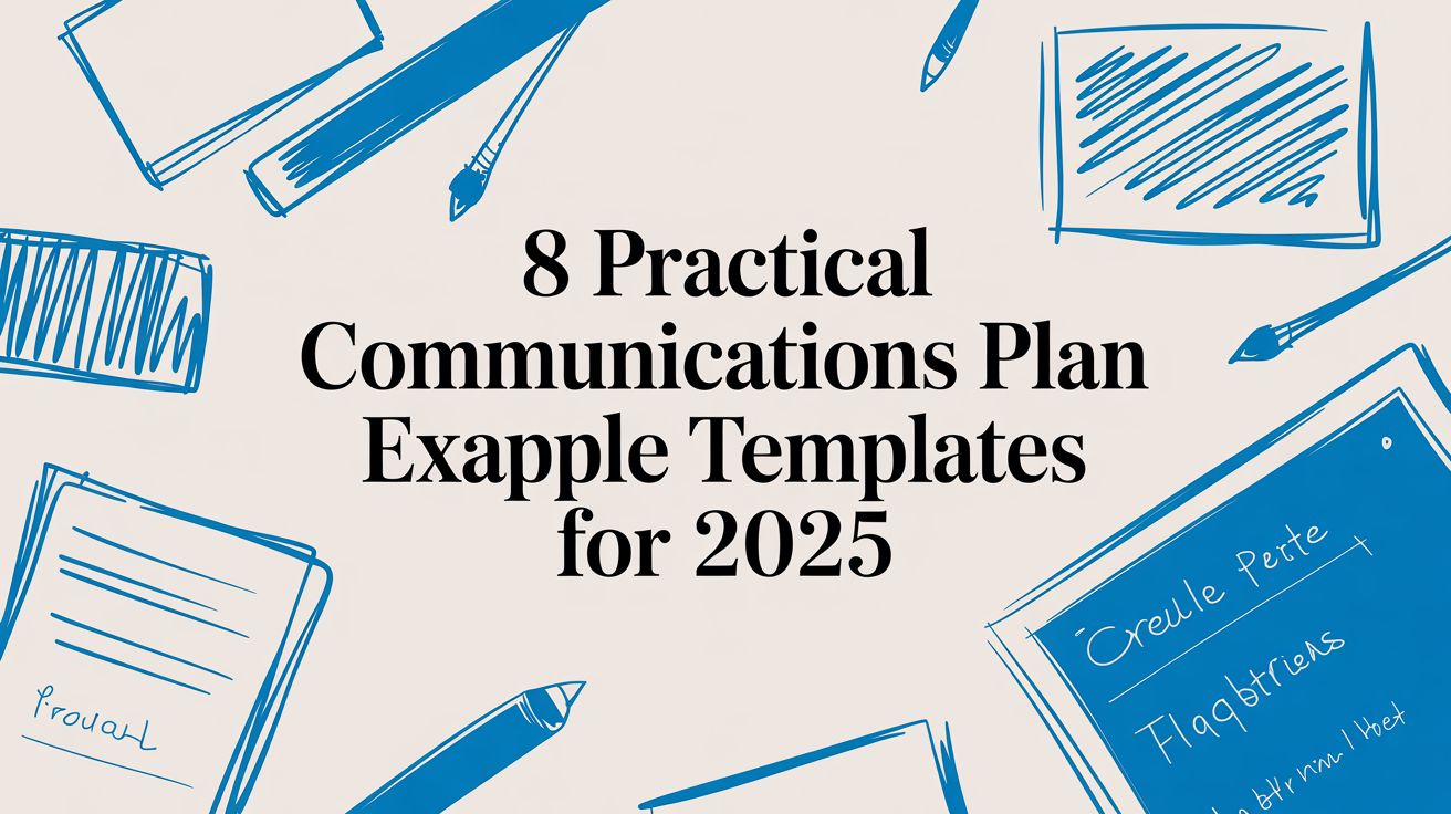 8 Practical Communications Plan Example Templates for 2025