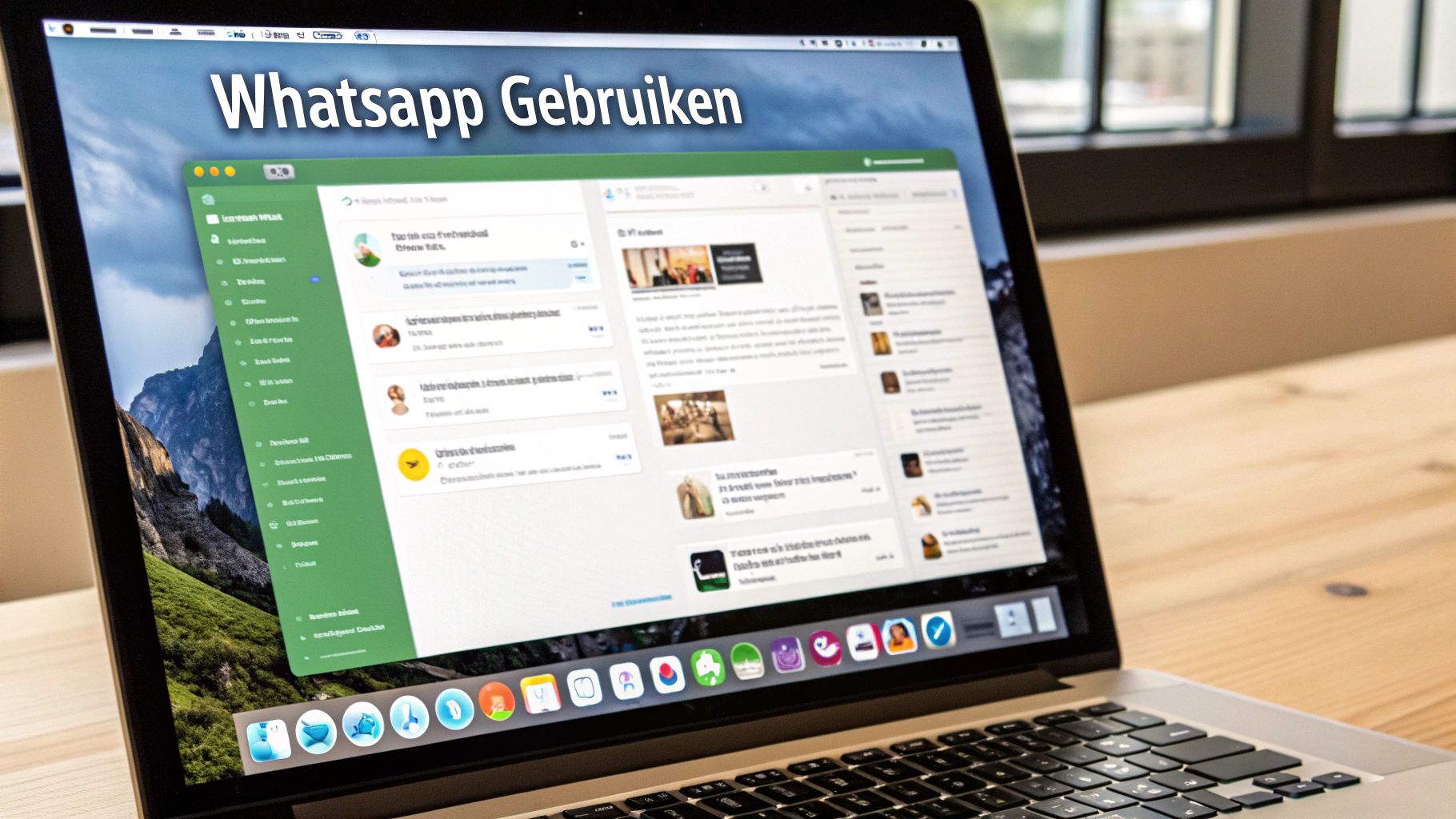 WhatsApp Desktop in actie