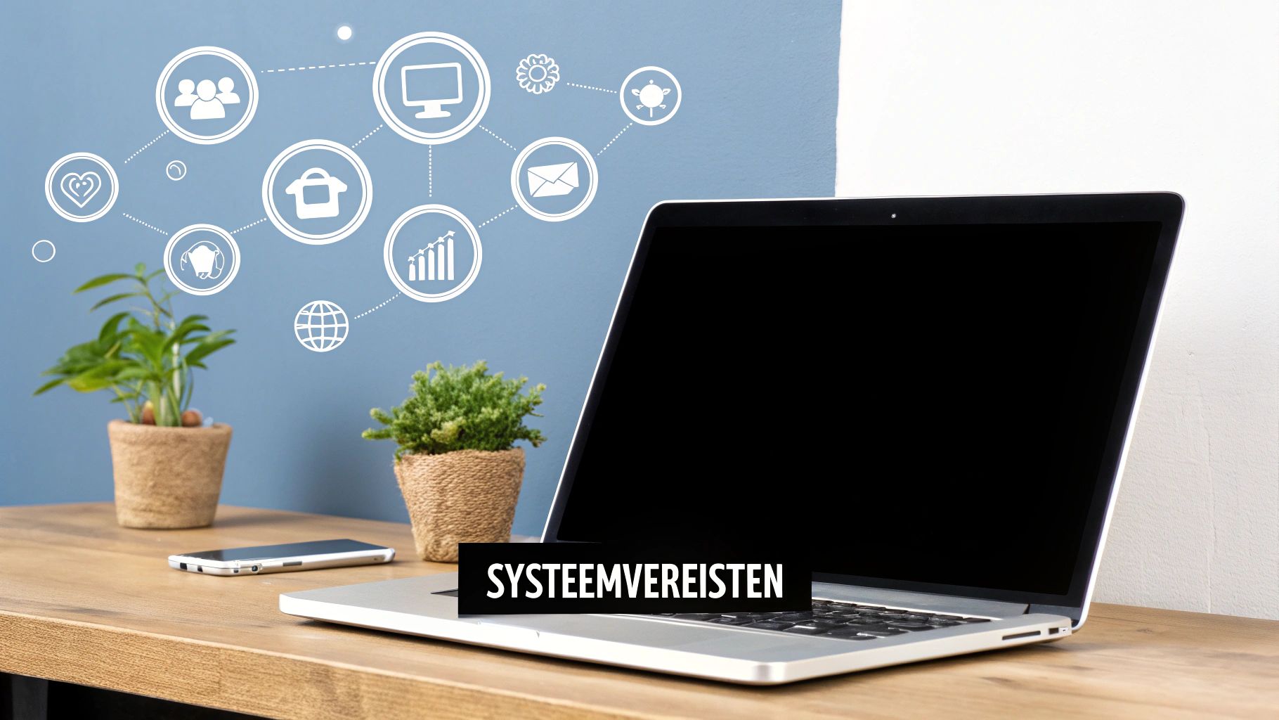 Afbeelding van een persoon die op een laptop werkt