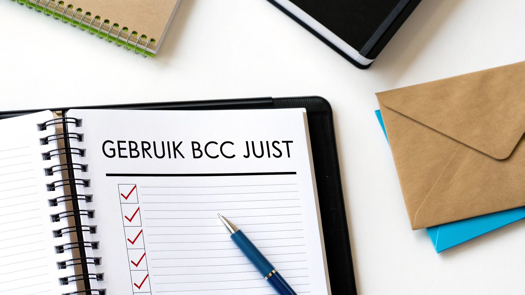 BCC mail in verschillende platformen