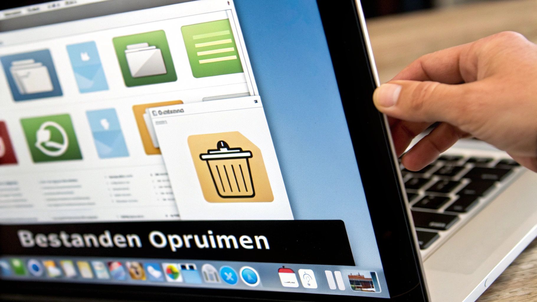 Handmatig opschonen