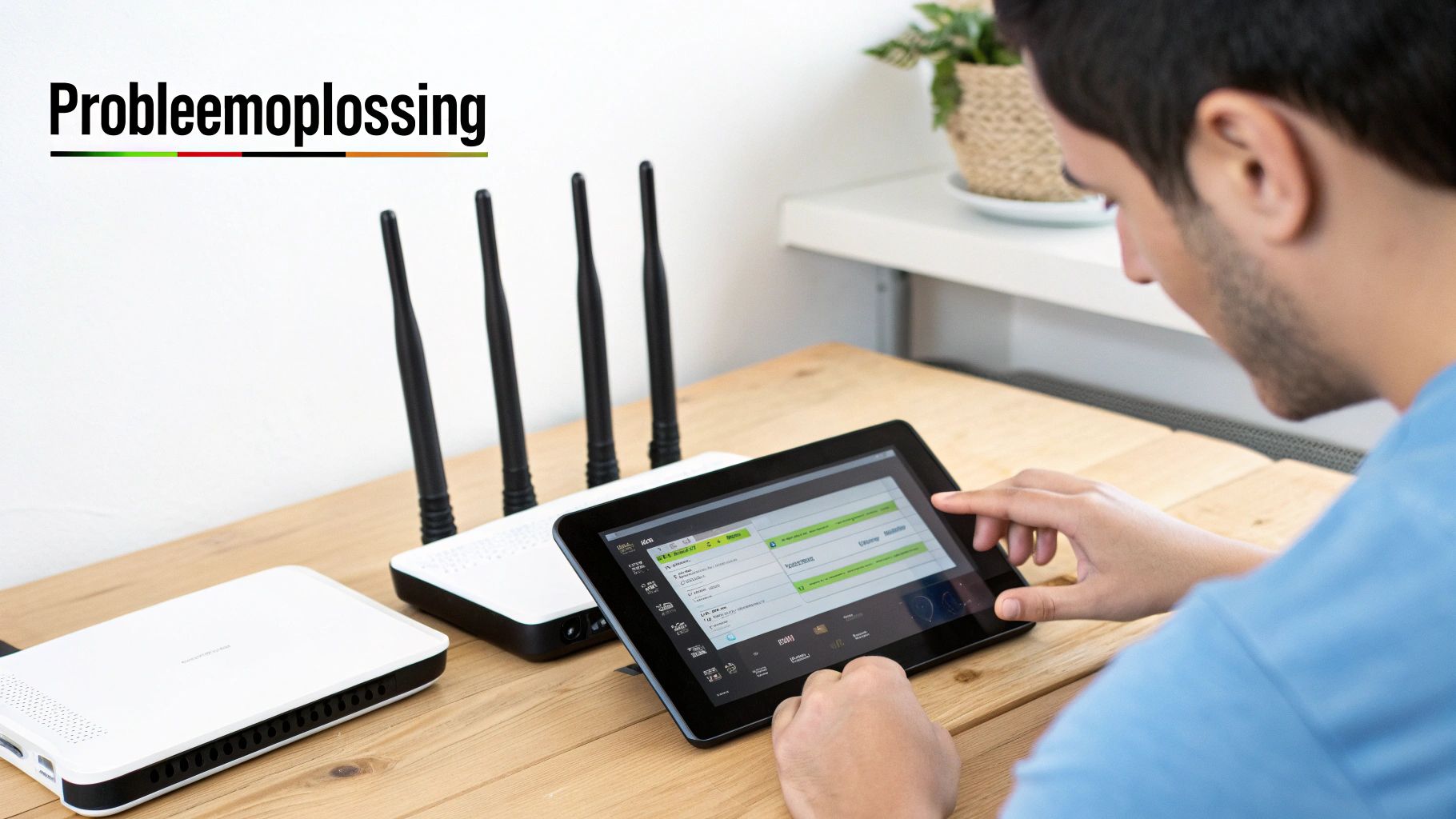 Drukke wifi-omgeving