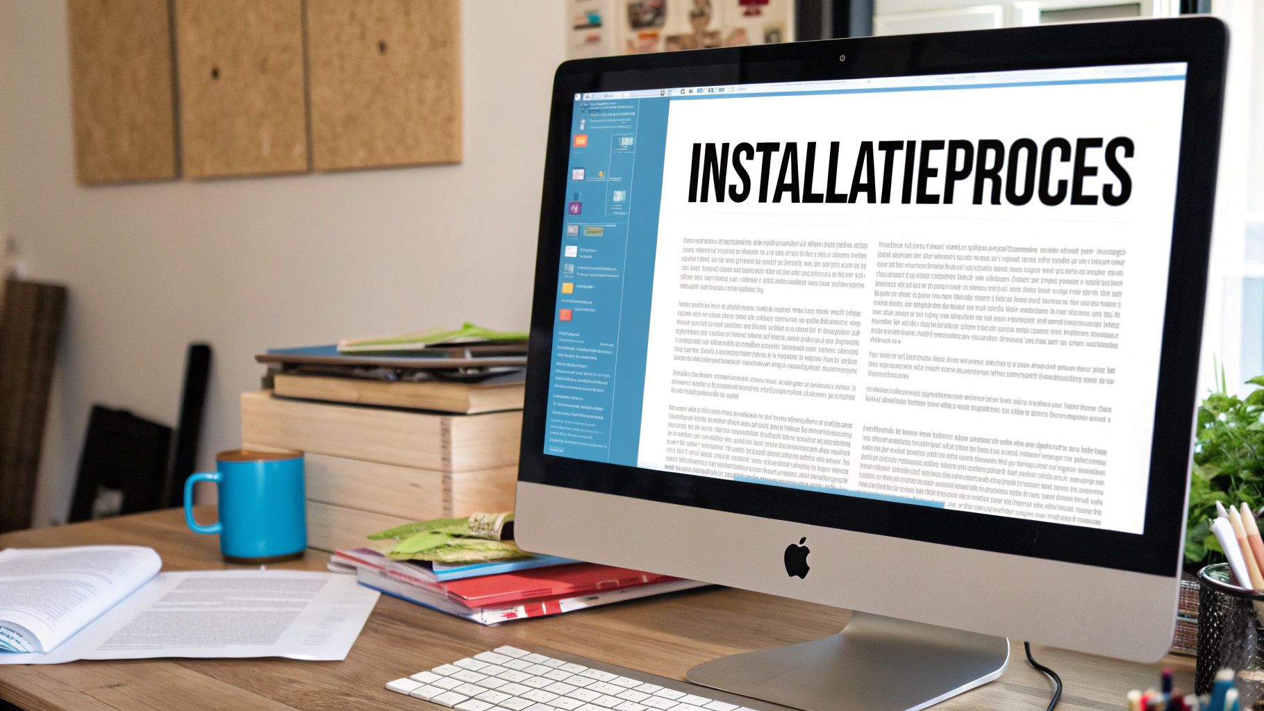 Macbook met WhatsApp