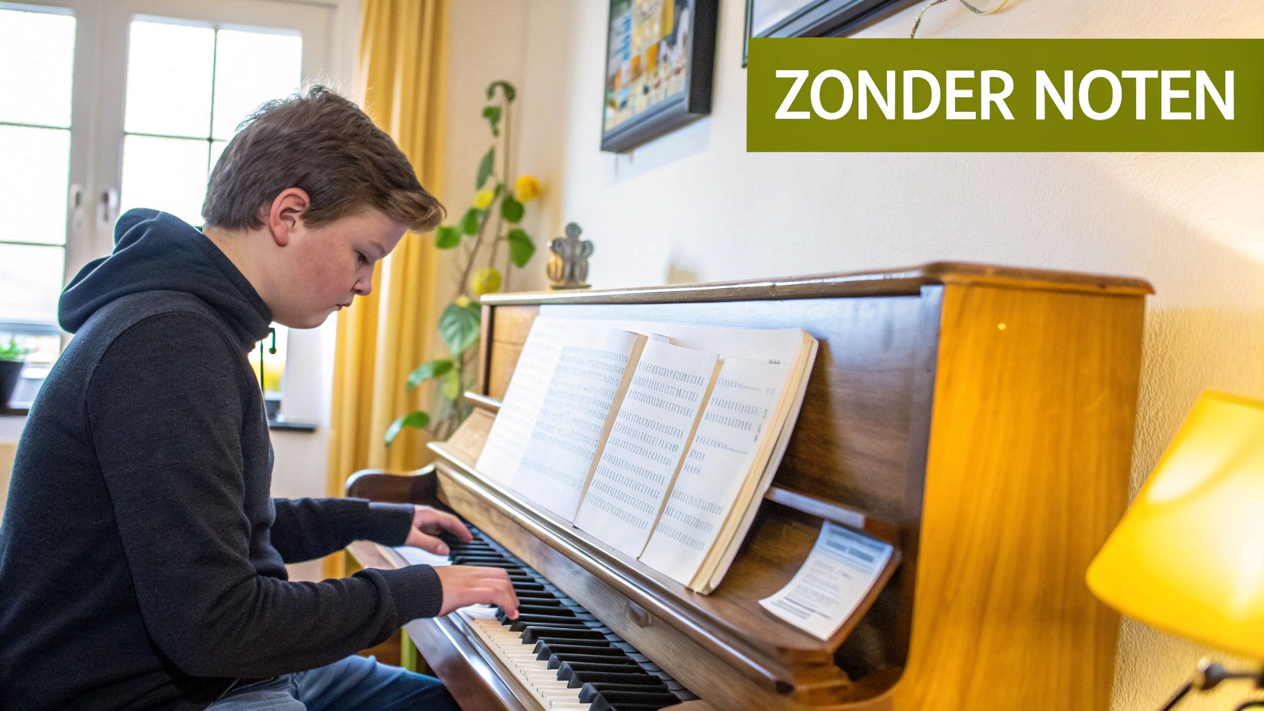 piano leren spelen zonder noten