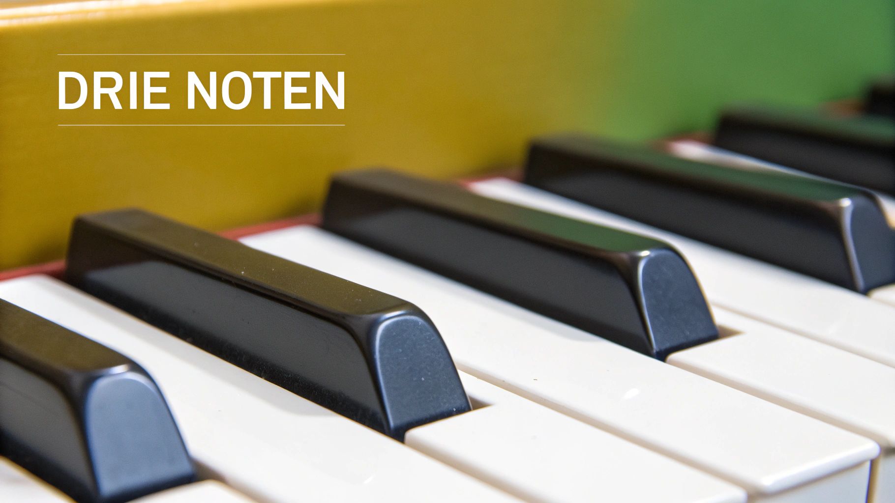 piano liedjes voor beginners drie noten Mary Had a Little Lamb