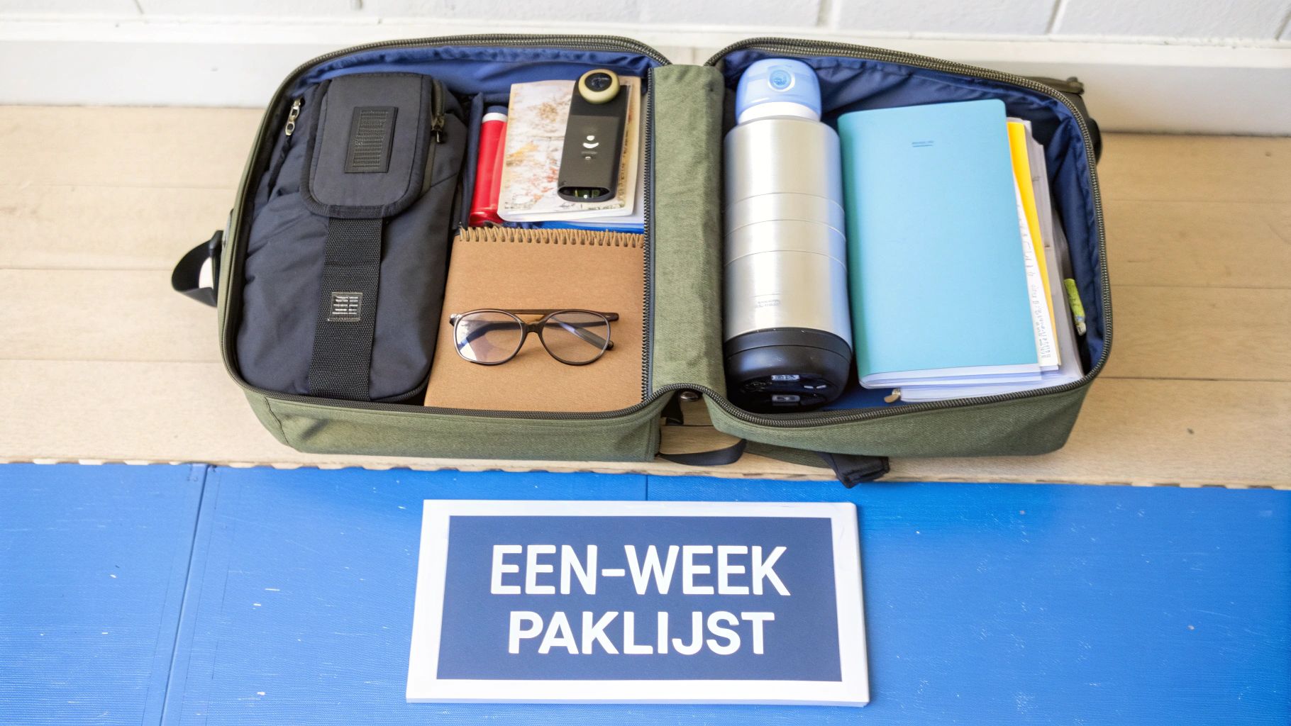 weekendje weg paklijst een week paklijst