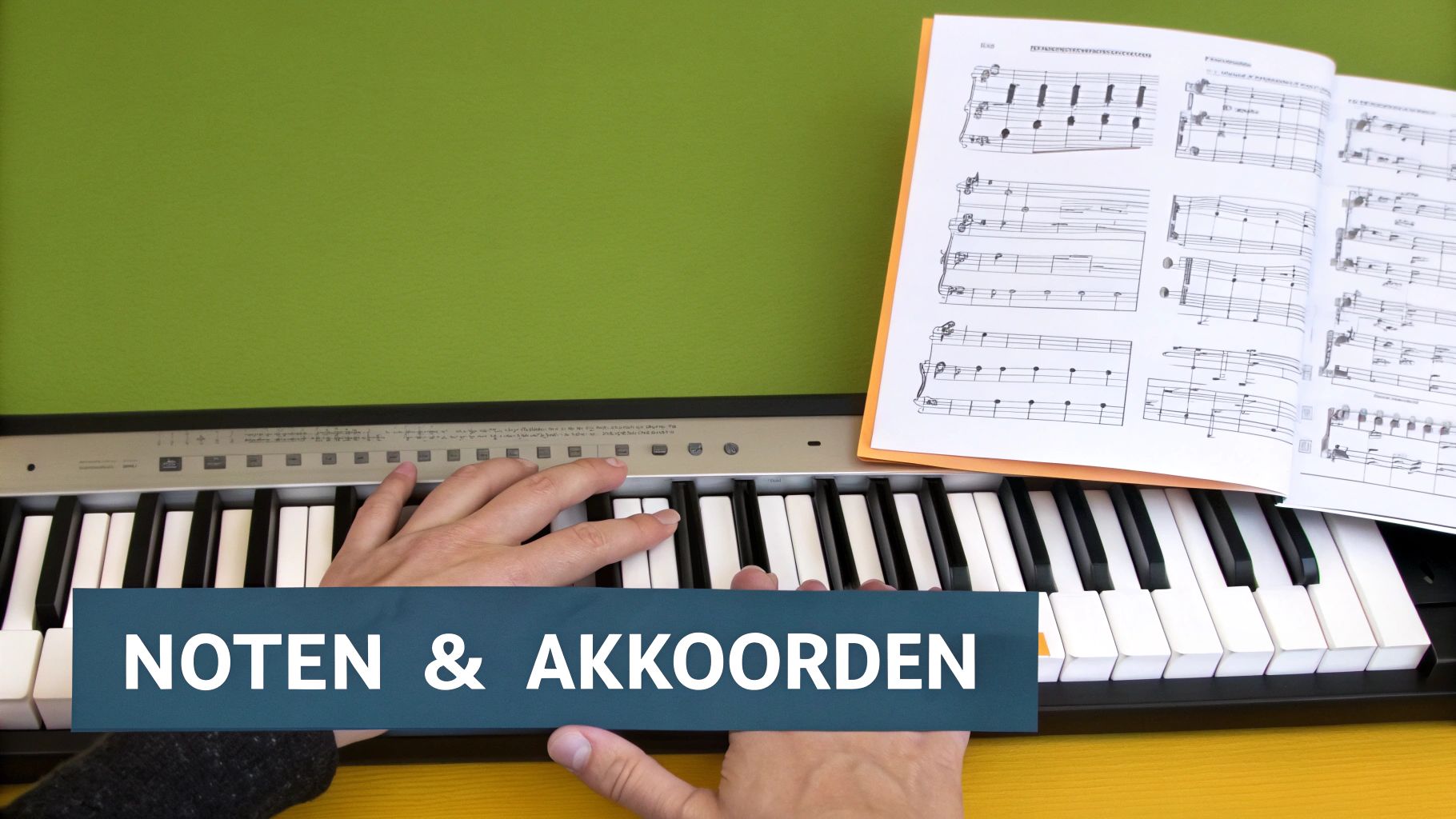 piano leren spelen noten & akkoorden