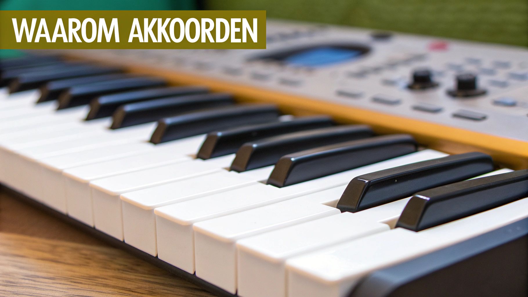 keyboard akkoorden leren waarom akkoorden