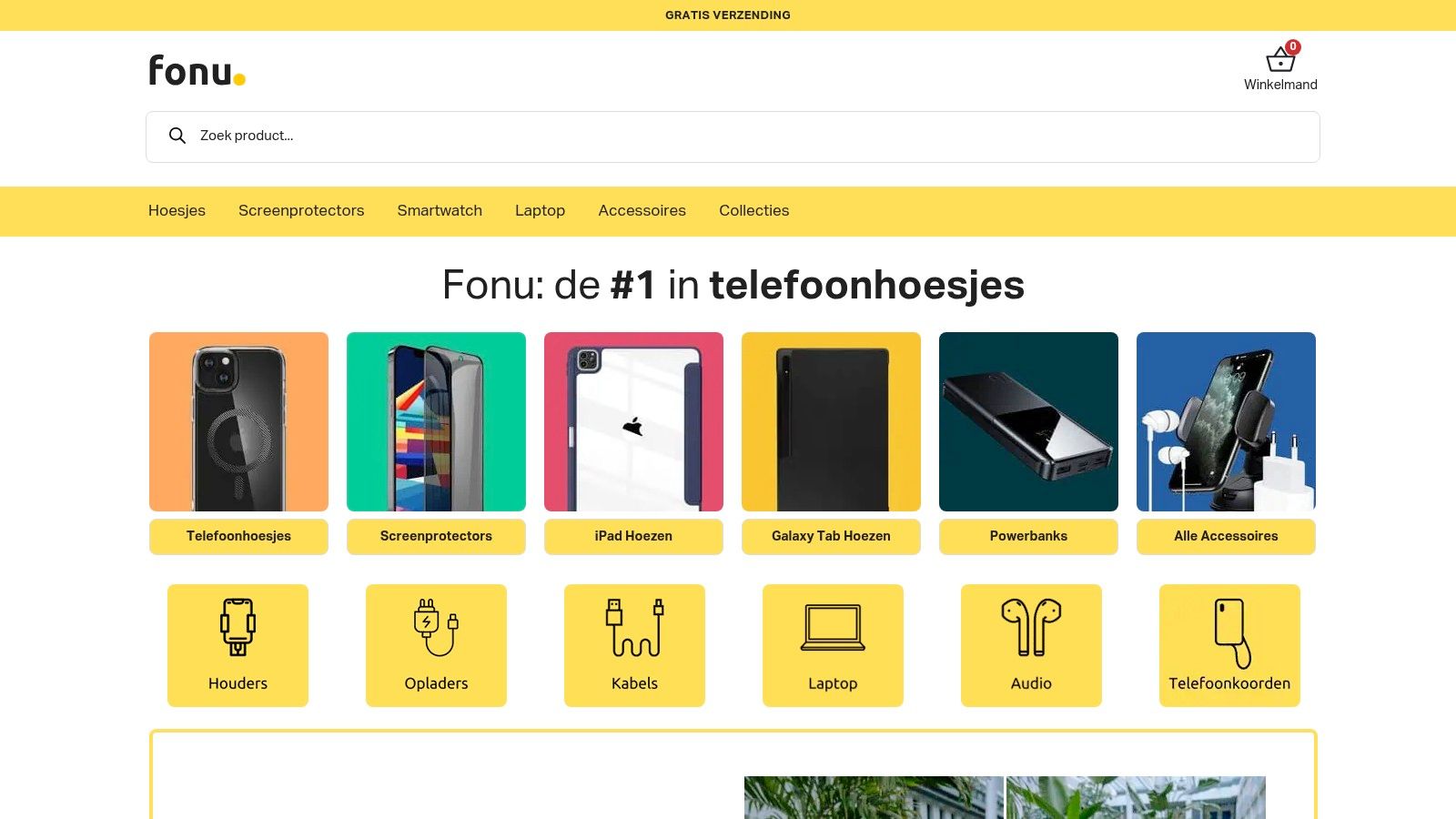 waterdichte hoes telefoon Fonu.nl