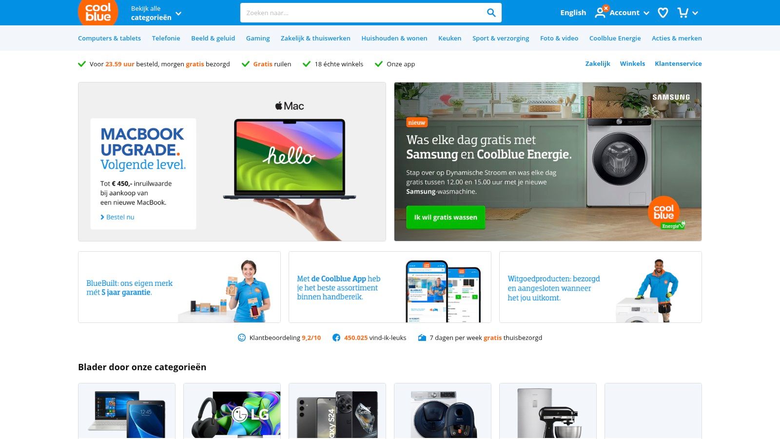 waterdichte hoes telefoon website coolbue.nl