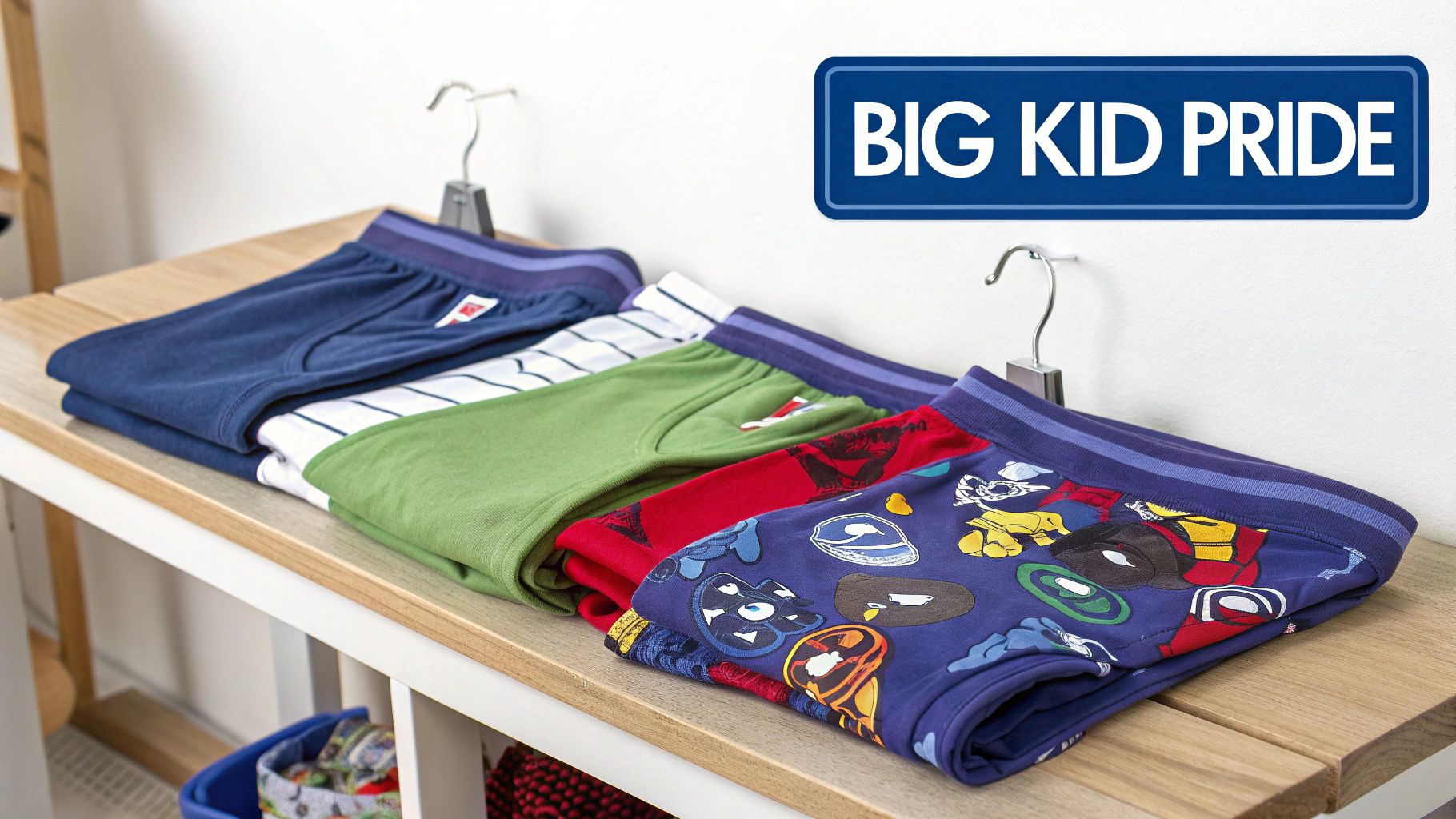 Special Underwear or 'Big Kid' Clothing
