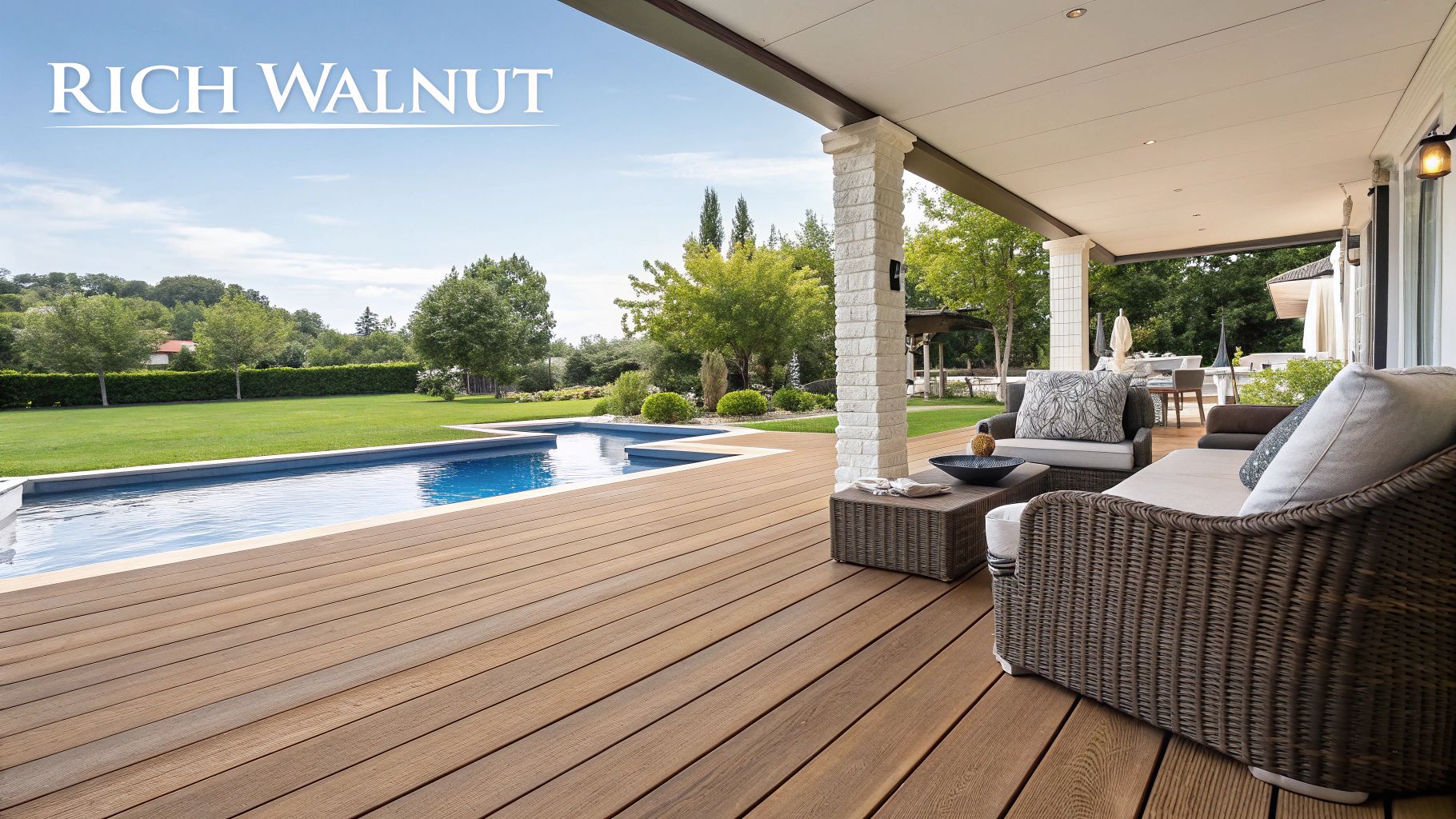 Rich Walnut and Deep Brown