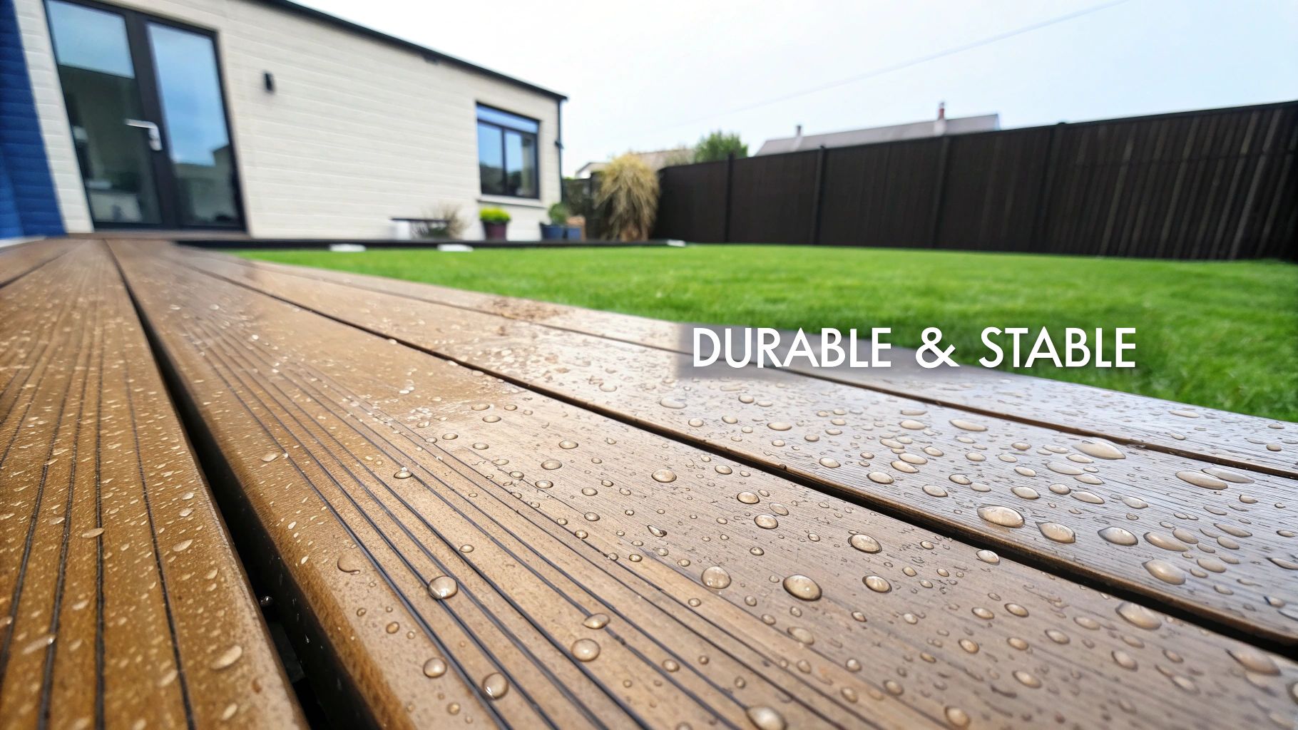 Decking made from thermally modified wood