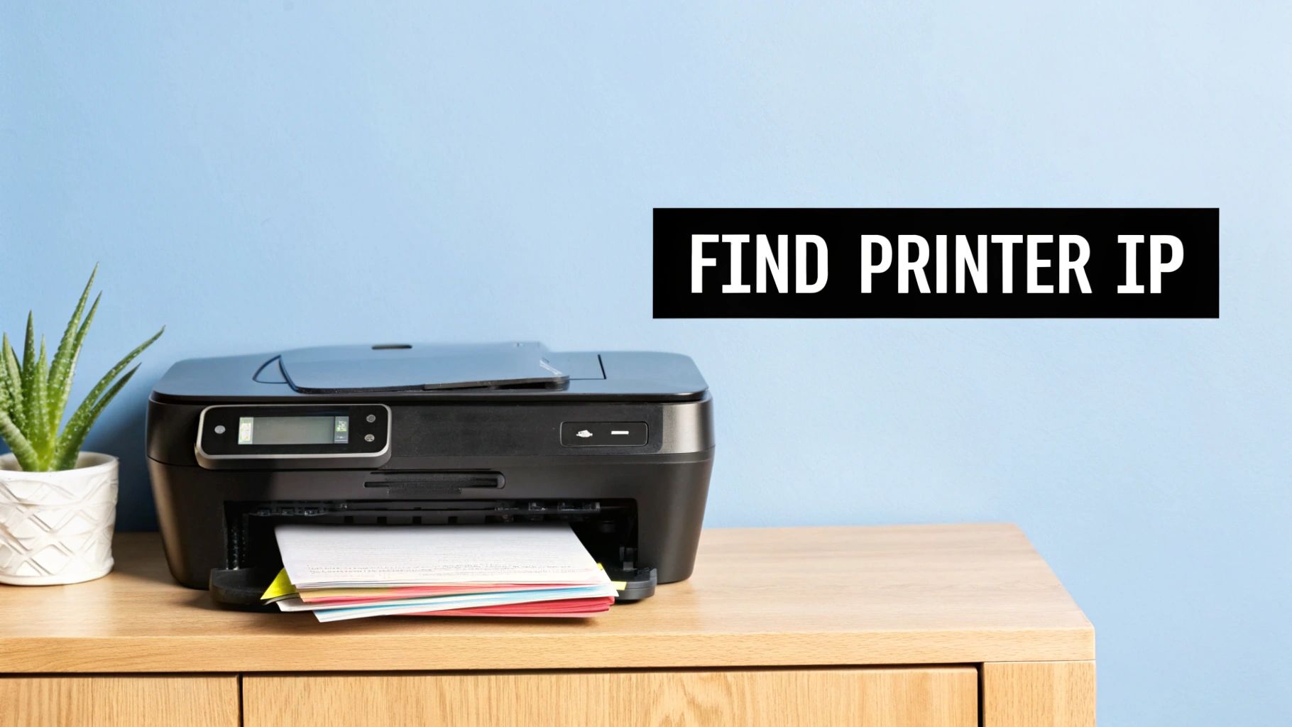 How to find printer ip address in Seconds