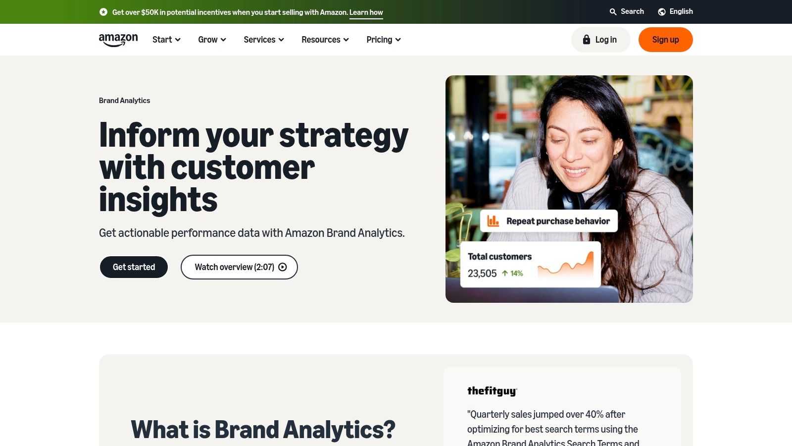 Amazon Brand Analytics (Seller Central)