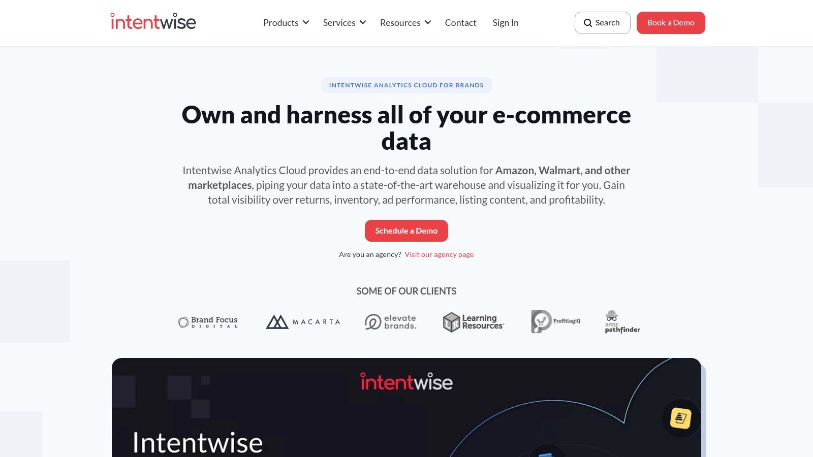 Intentwise Analytics Cloud