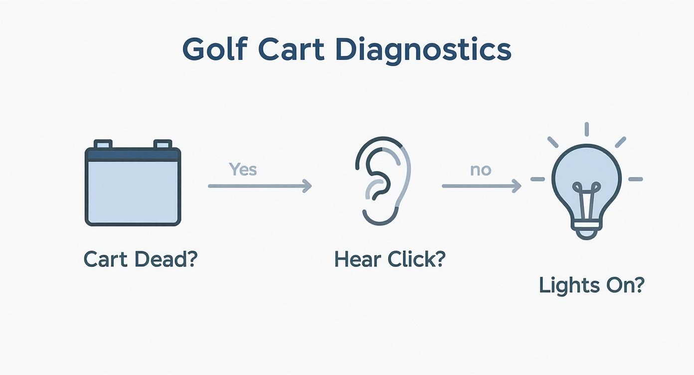 Infographic about cart golf repair