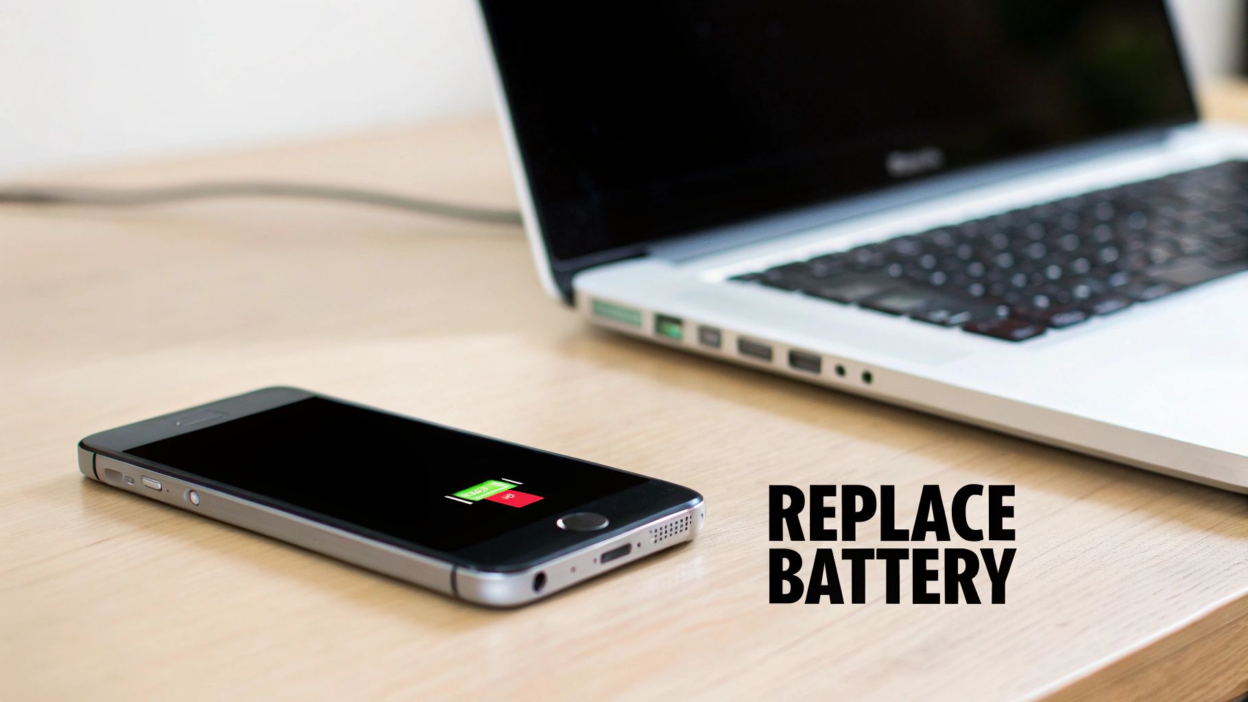 A person holding a lithium battery, ready for replacement