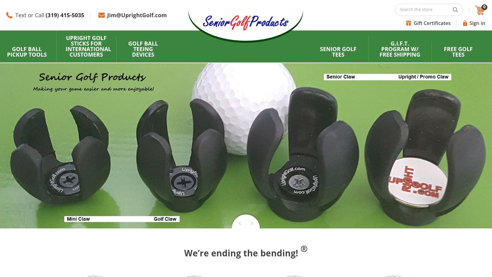 Senior Golf Products