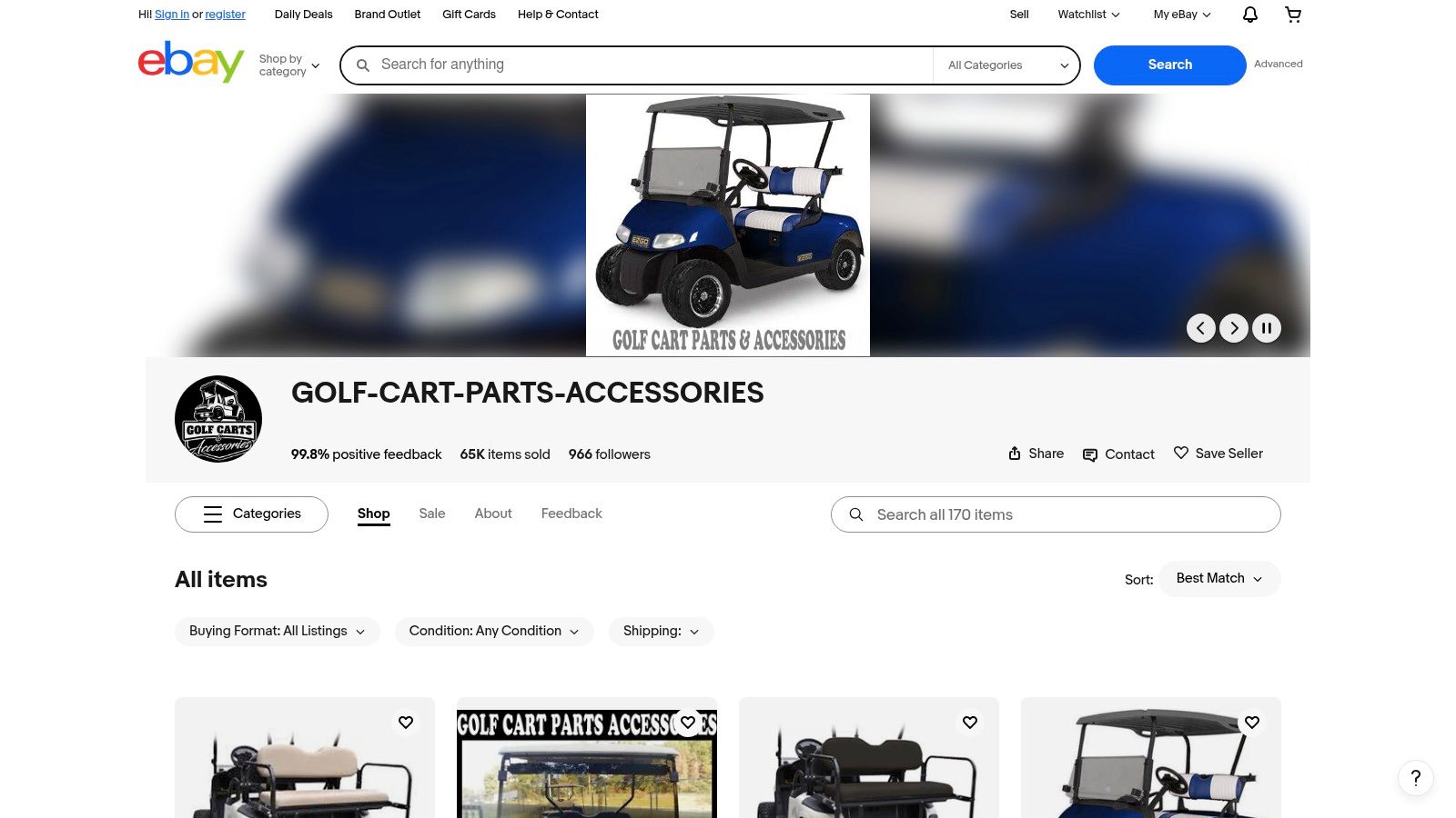 eBay Store: Golf-Cart-Parts-Accessories