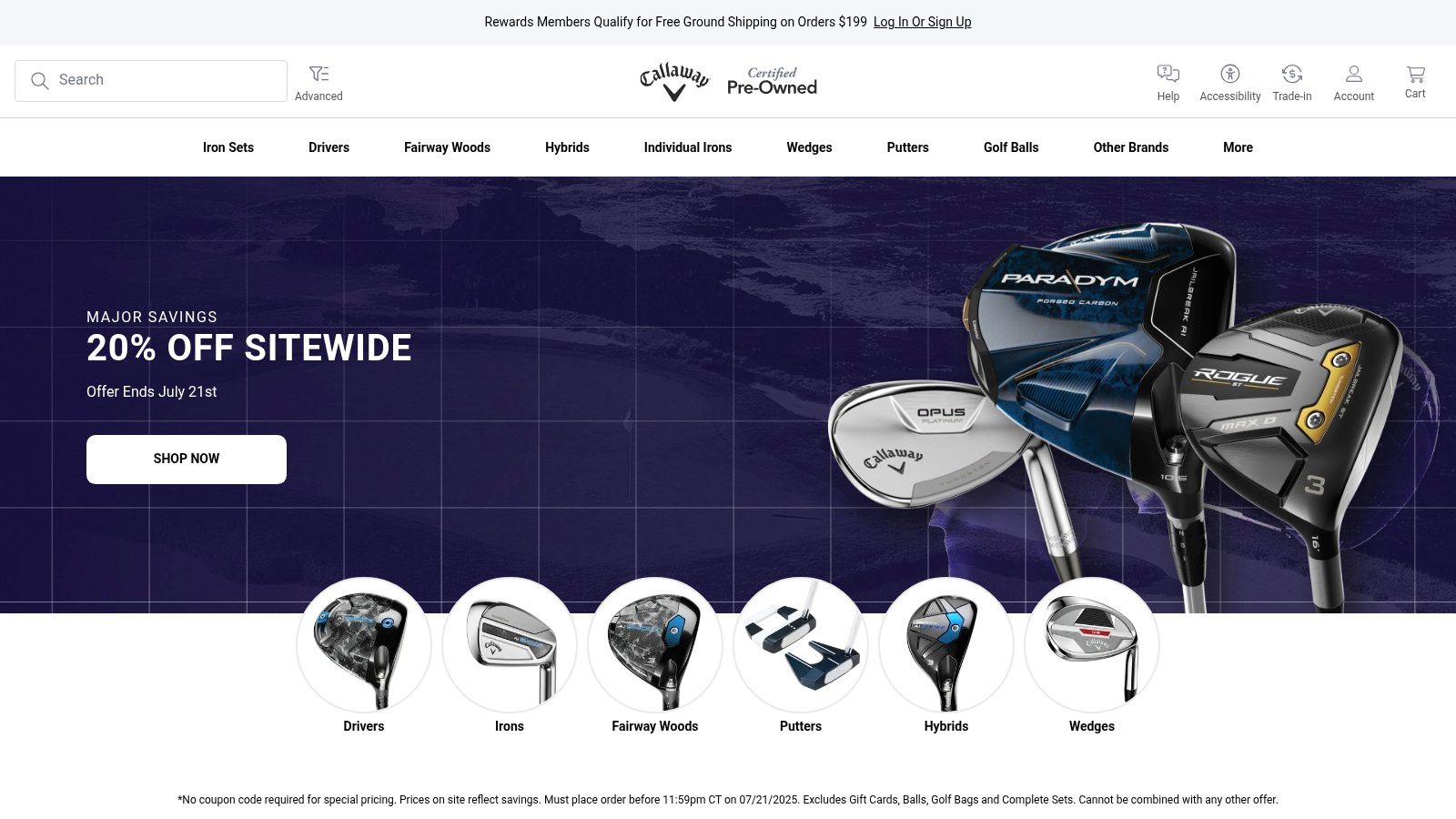 Callaway Pre-Owned
