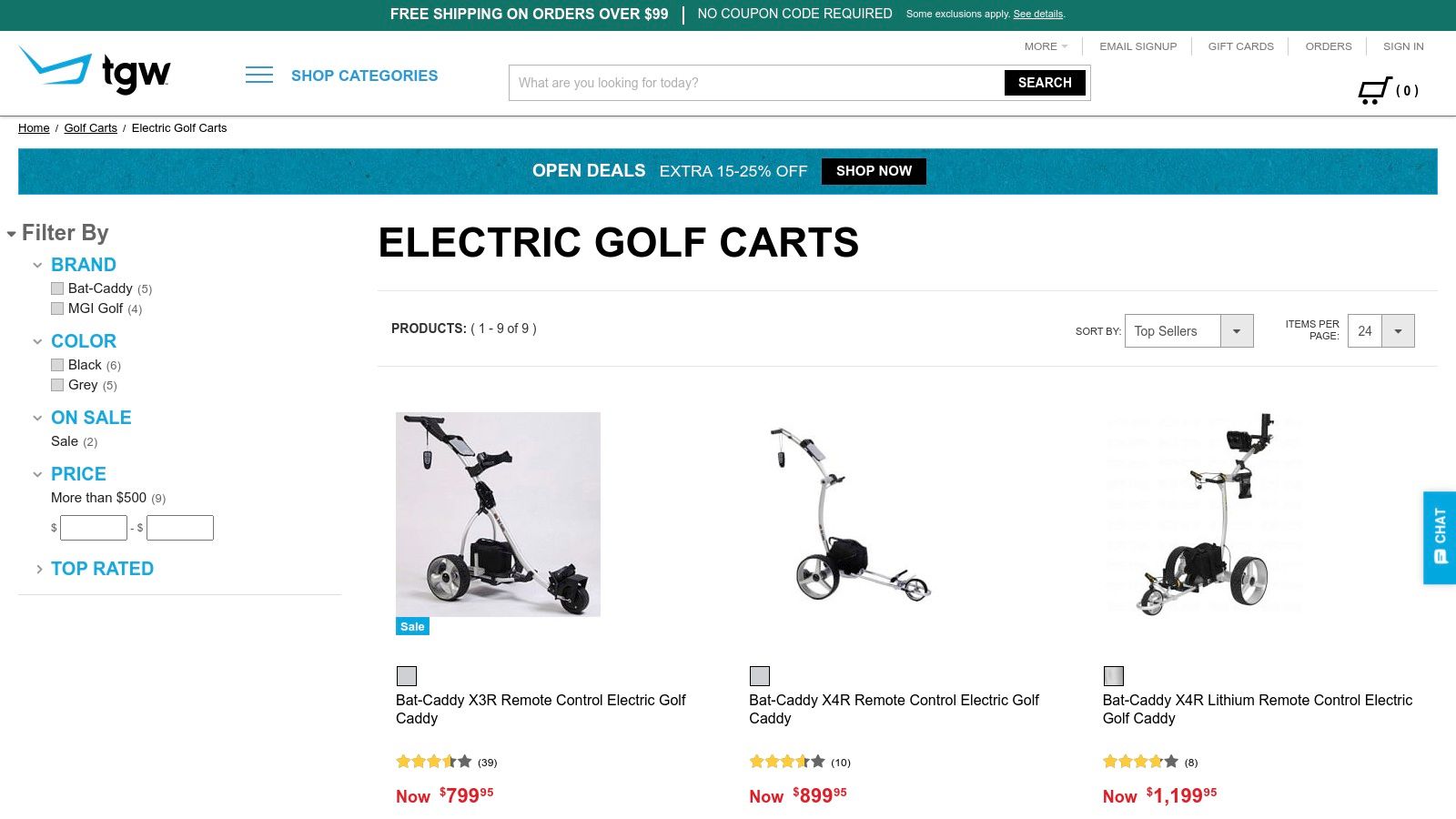TGW (The Golf Warehouse)