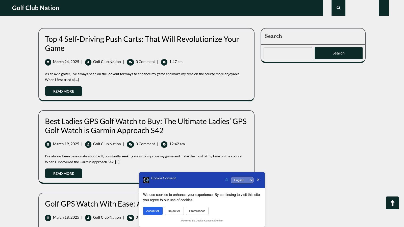 7. Golf Club Nation: The Reviewer's Hub for Follow Carts
