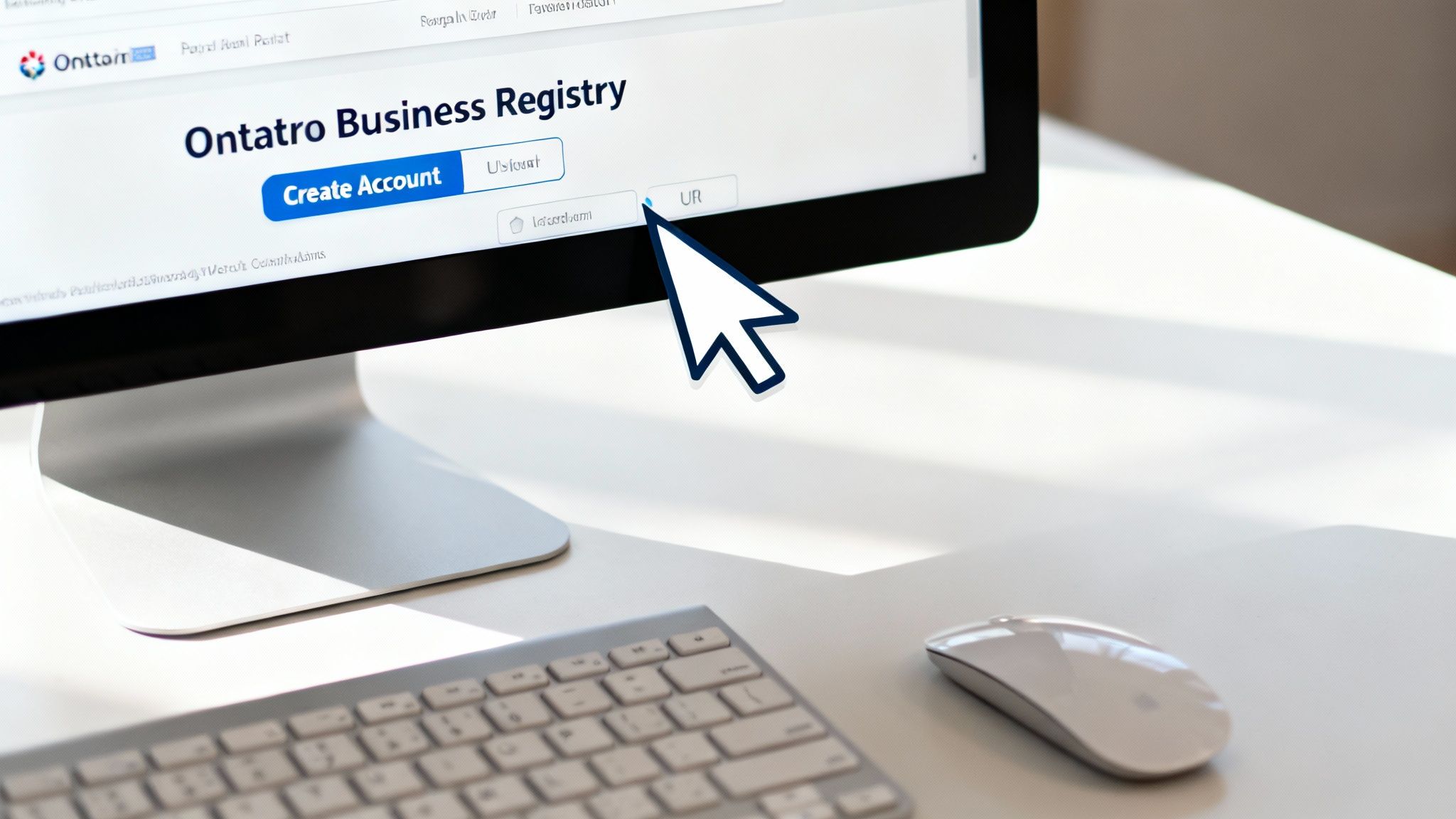 An entrepreneur working on a laptop in a modern office, symbolizing the start of a new business venture.