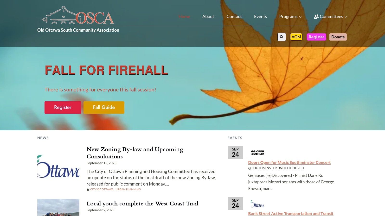 Old Ottawa South Community Association (OSCA)