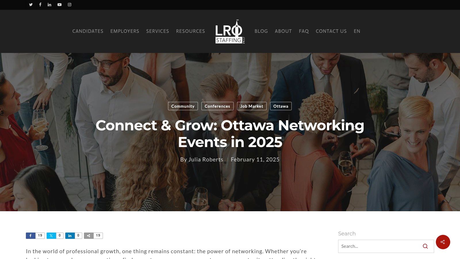 LRO Staffing – Ottawa Networking Events