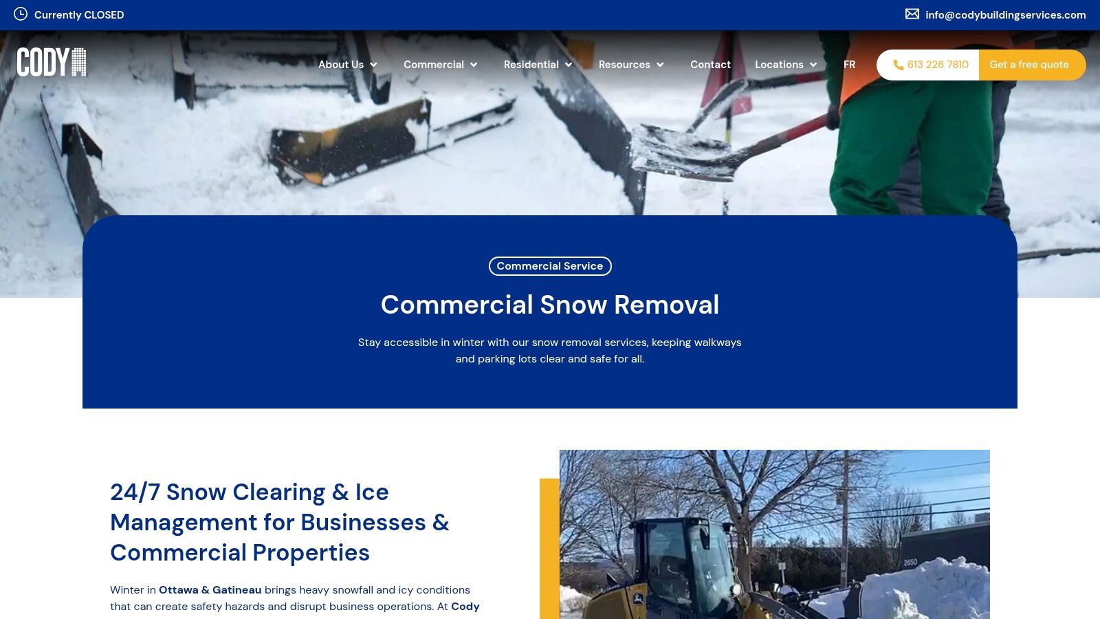 Cody Building Services (Commercial Snow Removal)