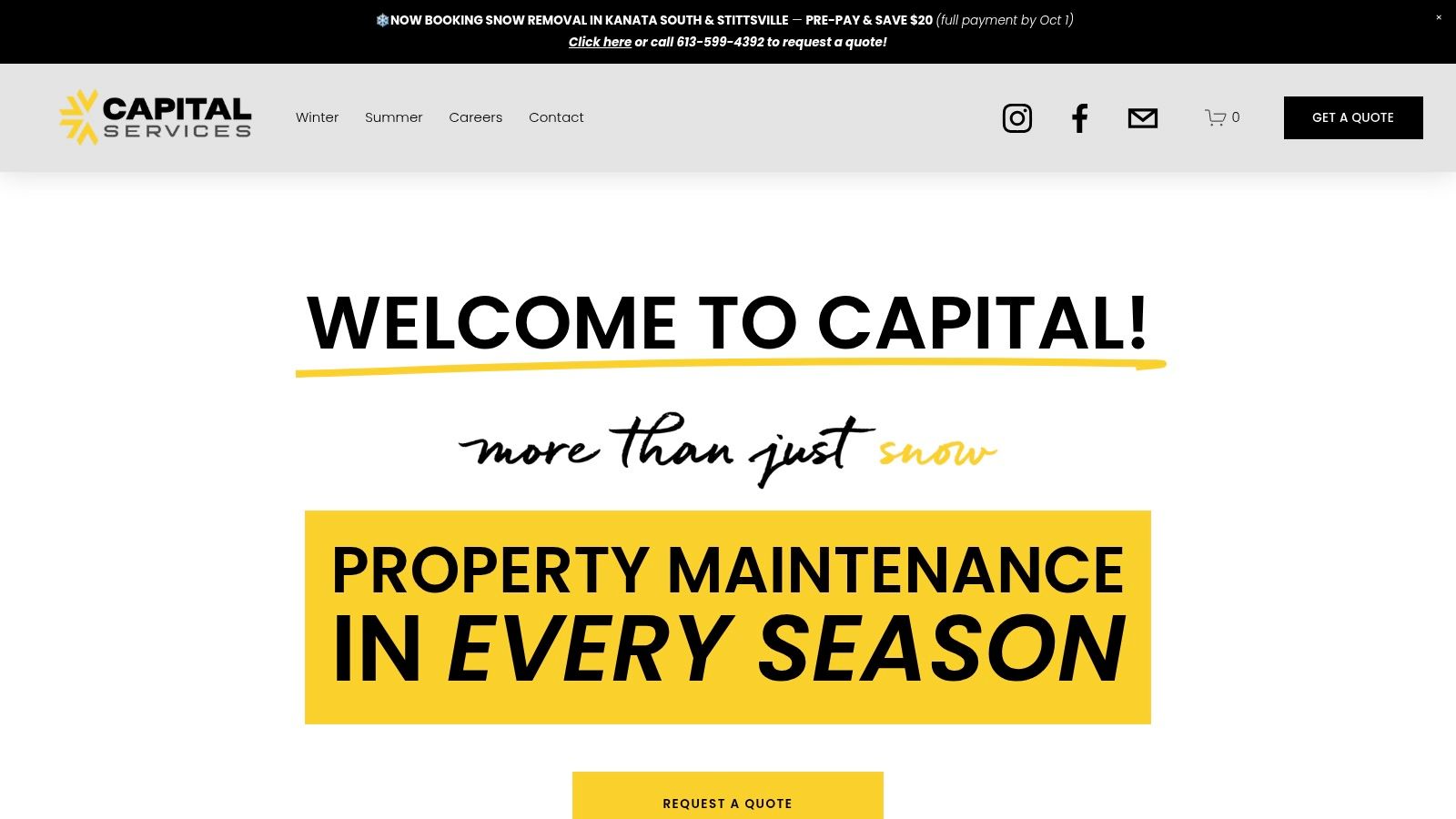 Capital Services (Residential Snow Blowing)