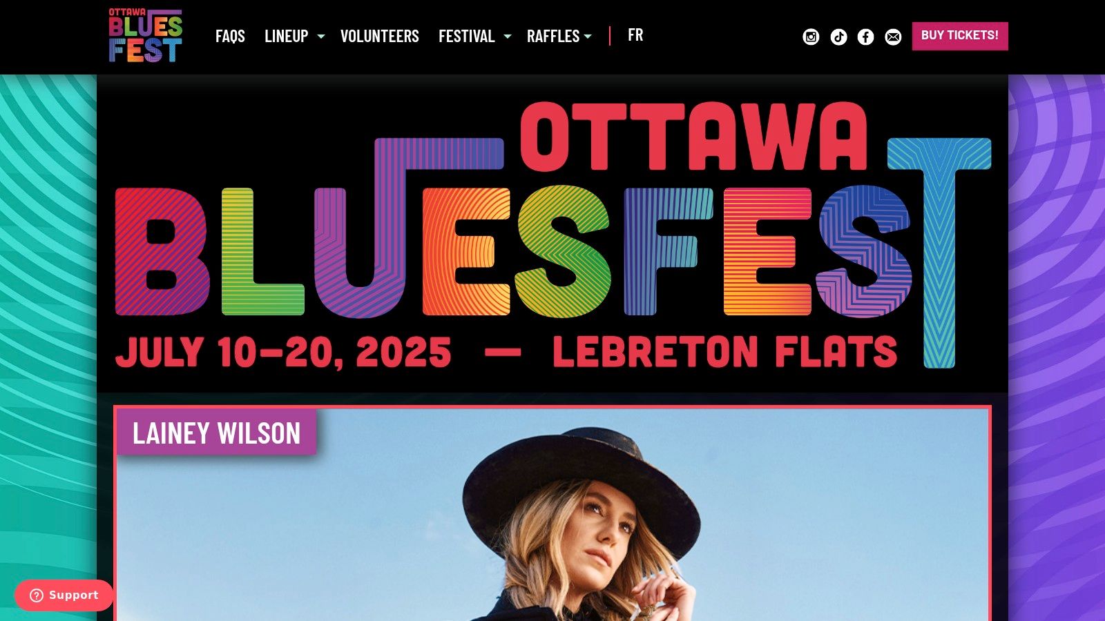 Ottawa Bluesfest Official Website