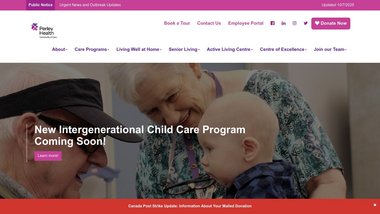 Perley Health (Perley Rideau Veterans’ Health Centre) – Ottawa