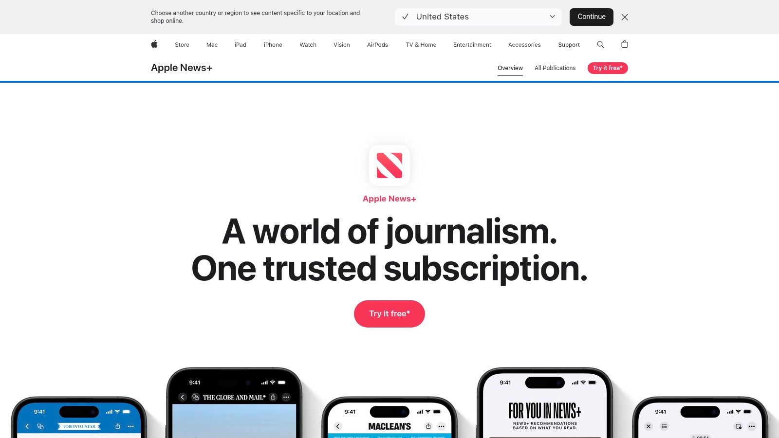 Apple News+ (Canada)