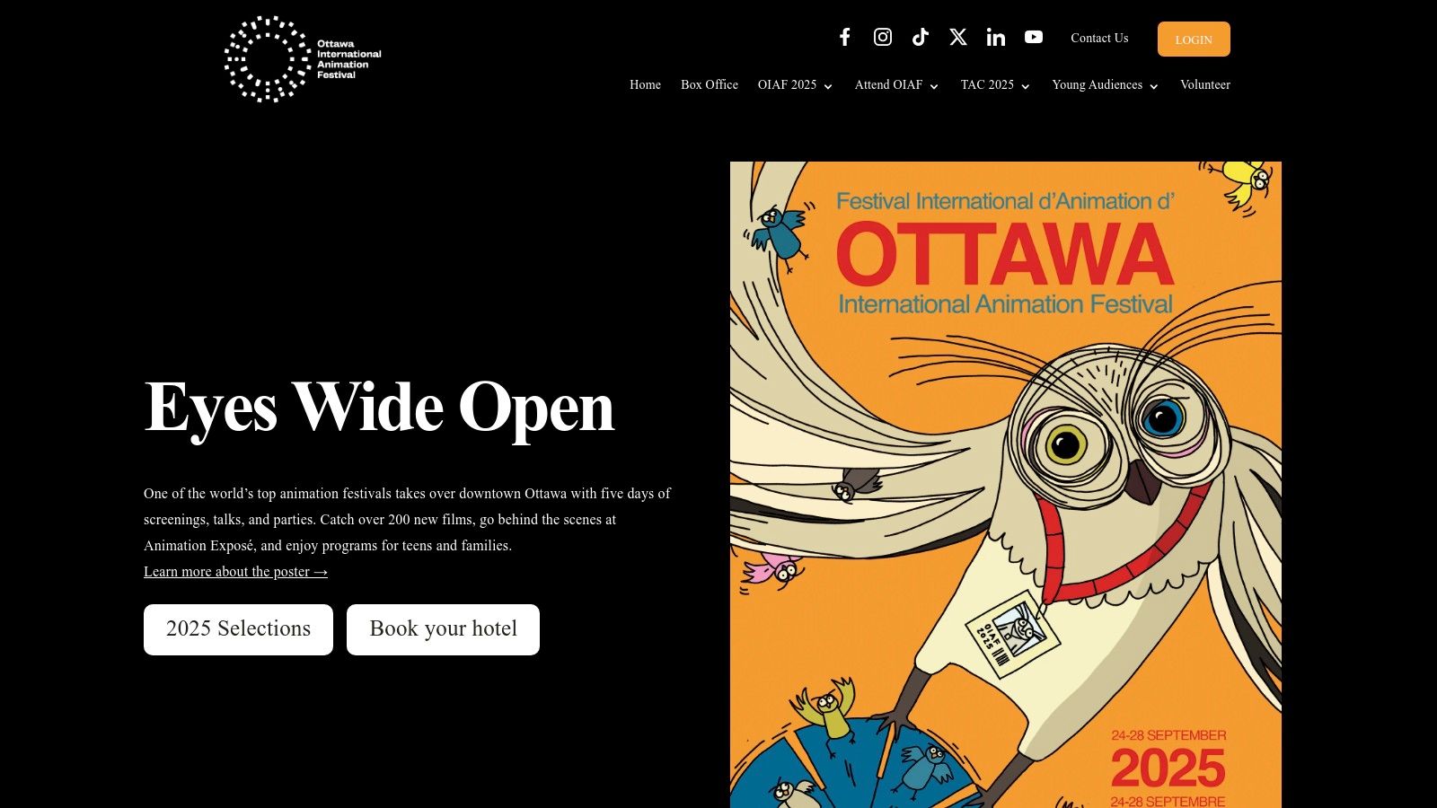 Ottawa International Animation Festival Official Website
