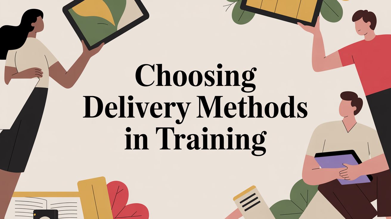 Choosing Delivery Methods in Training