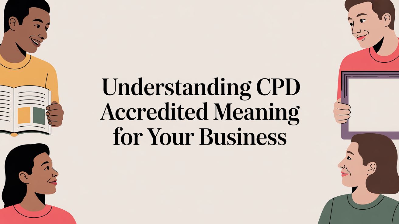 Understanding CPD Accredited Meaning for Your Business