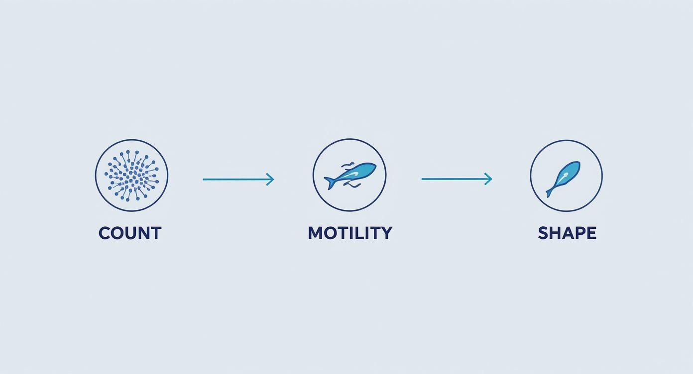 Infographic about acupuncture for male infertility