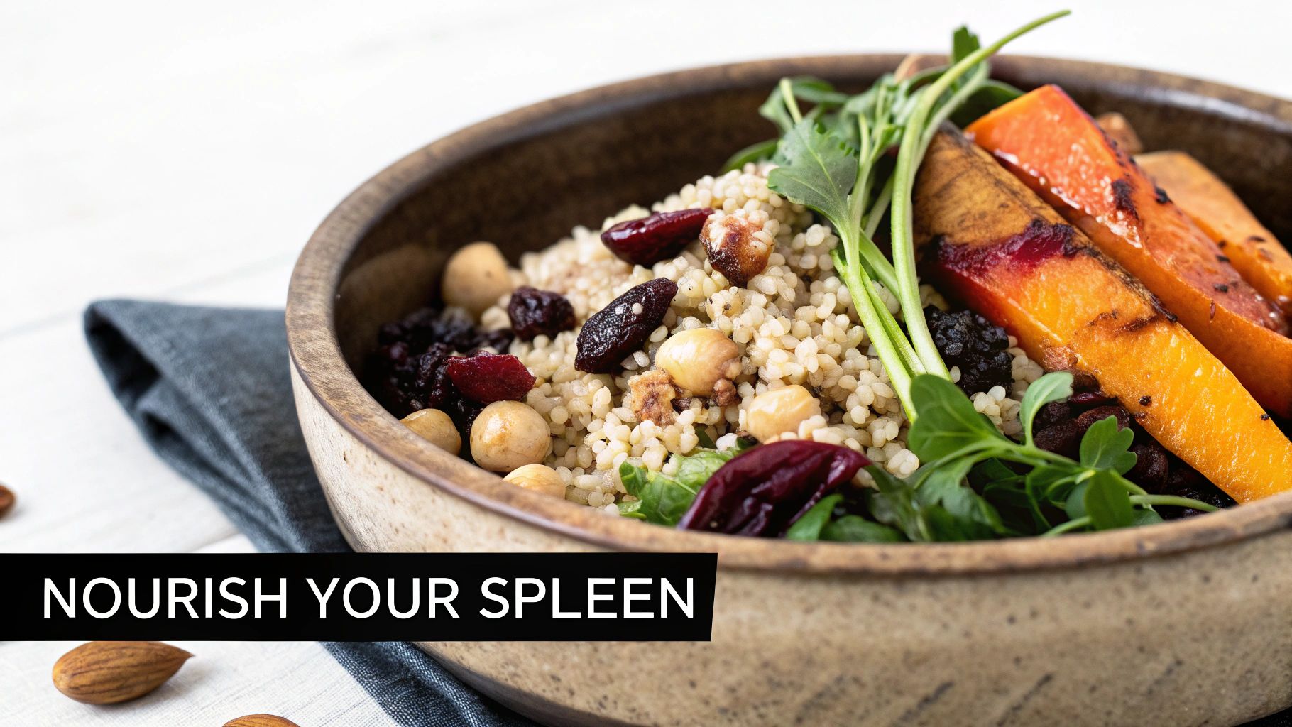 Person receiving acupuncture treatment on their leg, highlighting a key point like Stomach 36.