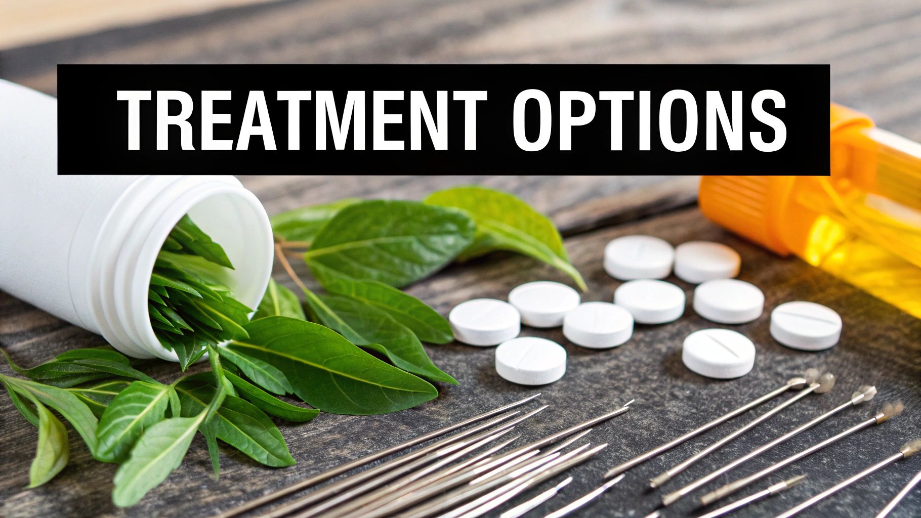 How Does Acupuncture Help Anxiety A person calmly considering their health options, symbolizing making an informed choice between acupuncture and conventional treatments.