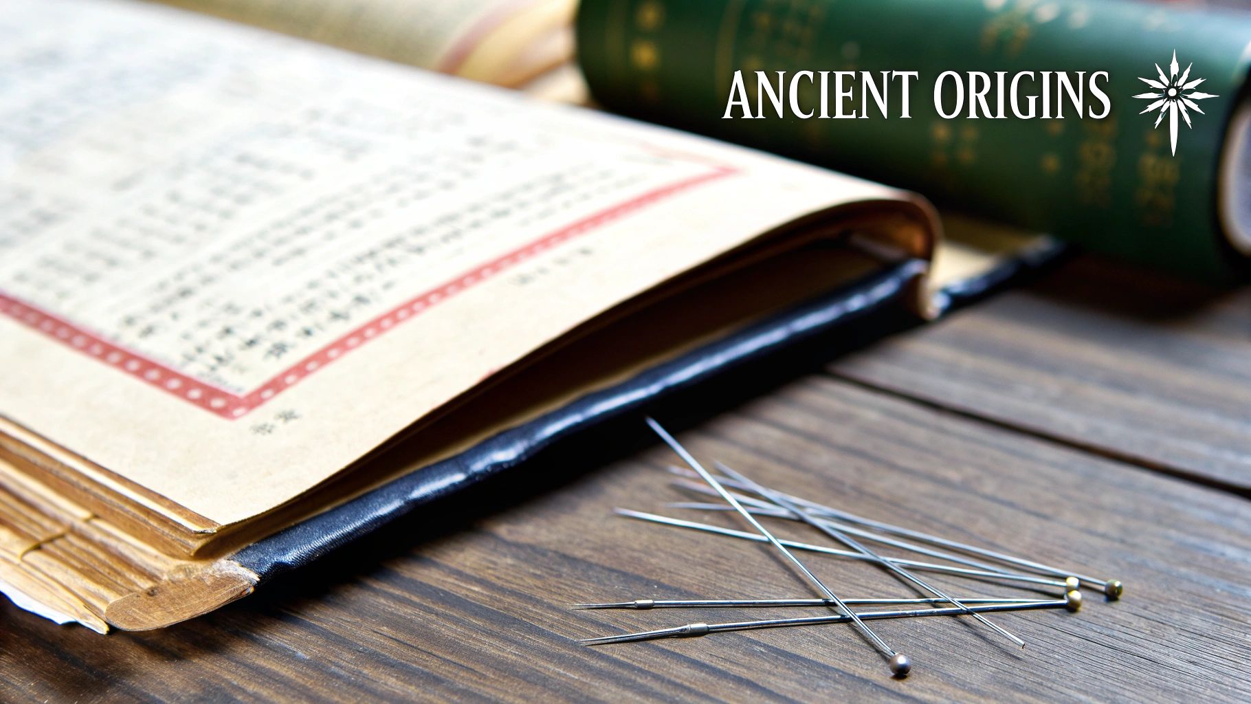 Difference Between Acupuncture and Dry Needling: What’s the Key? Ancient acupuncture chart showing meridian lines on the body