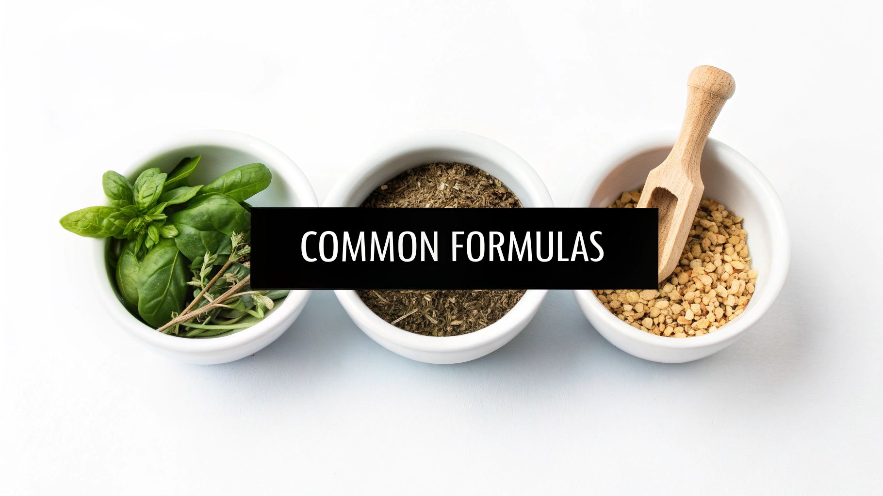 A Modern Guide to traditional chinese herbal formulas Bottles of traditional Chinese herbal formulas on a wooden surface