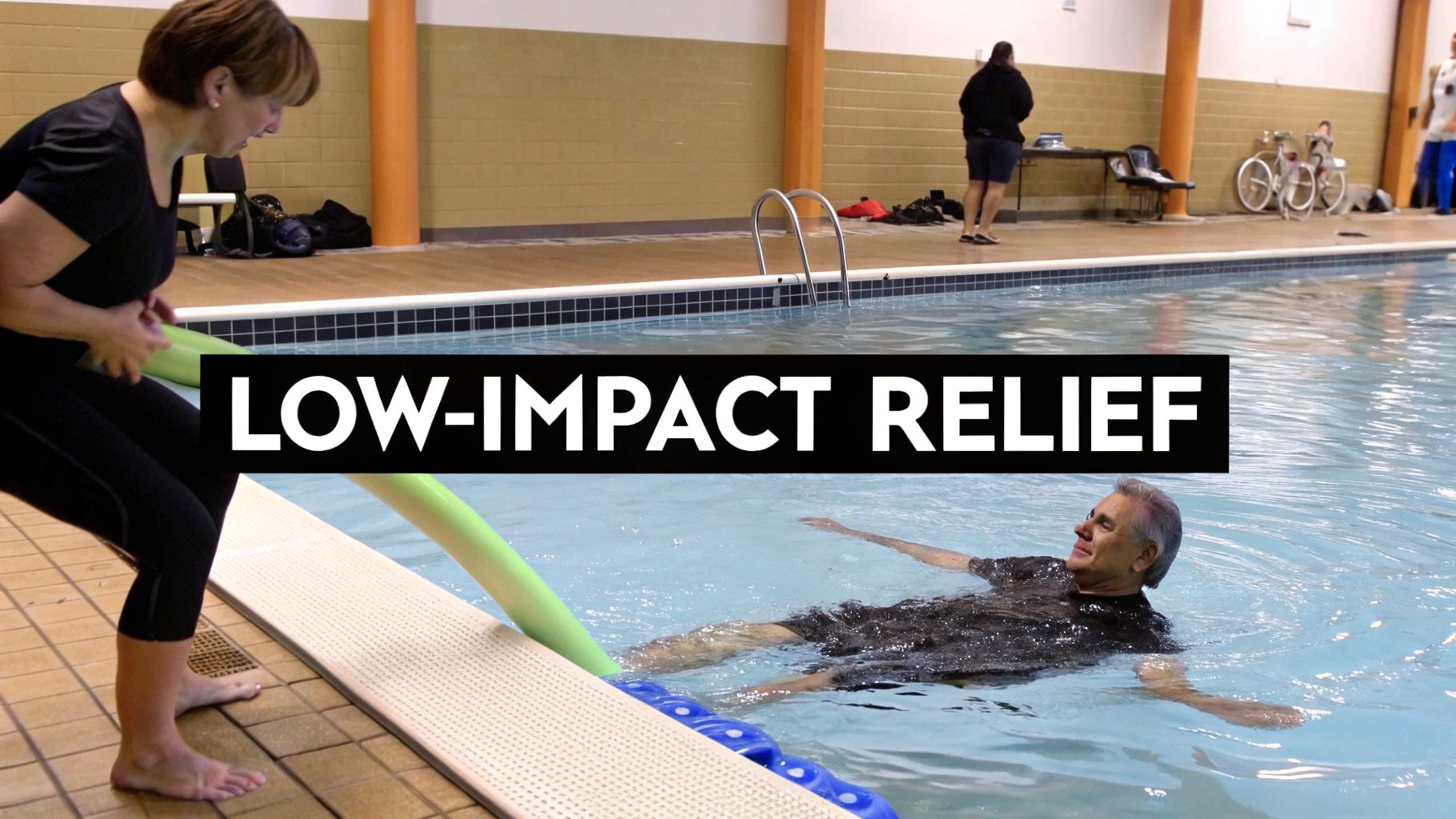 A doctor preparing an injection for a patient's knee