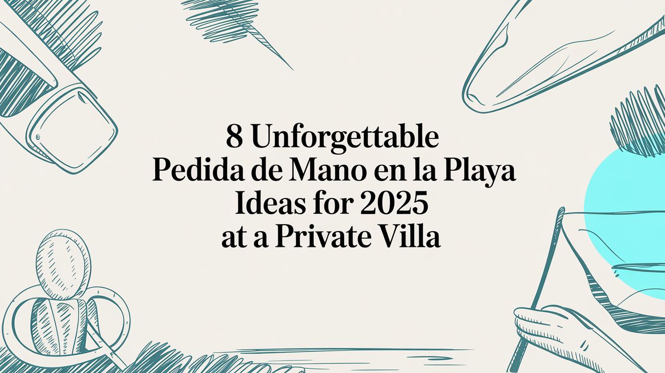 8 Unforgettable Pedida de Mano en la Playa Ideas for 2025 at a Private Villa