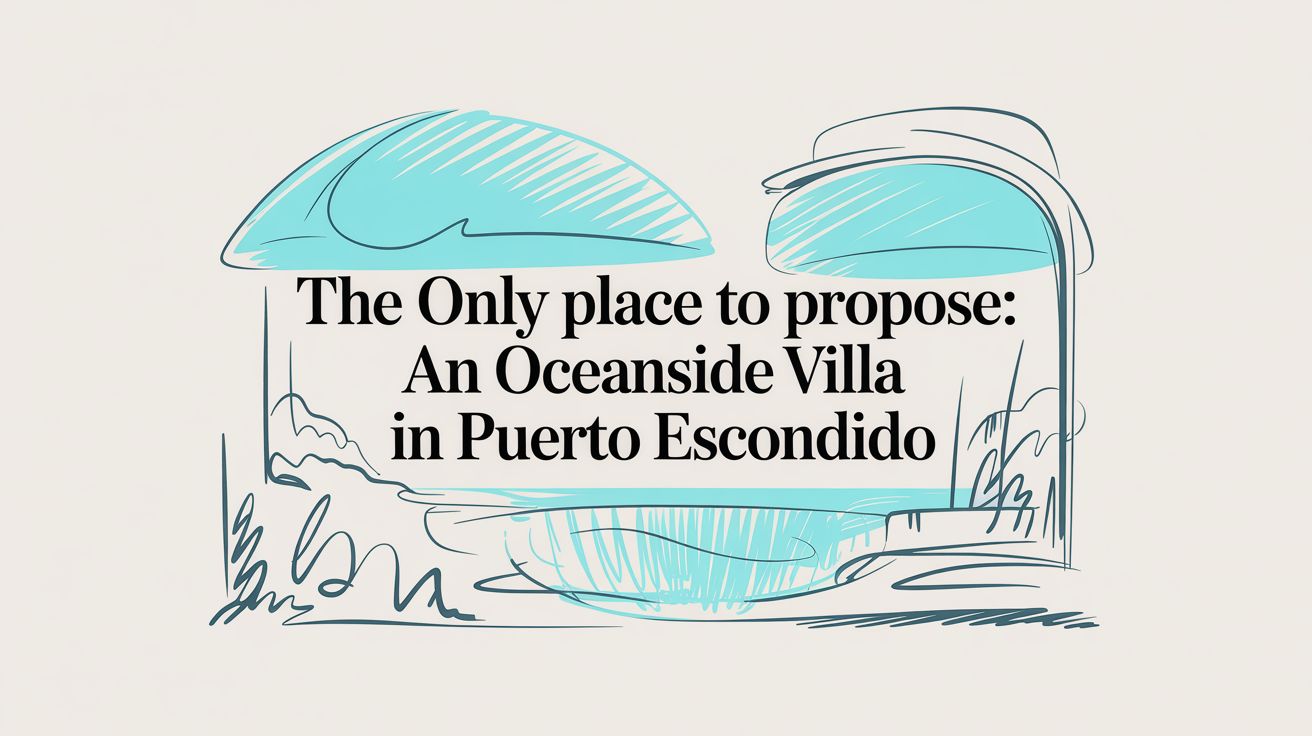 The Only Place to Propose: An Oceanside Villa in Puerto Escondido