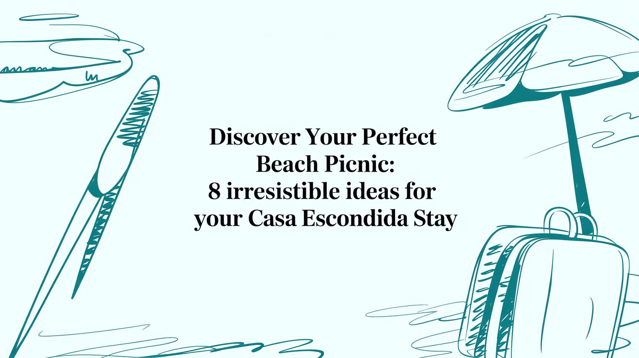 Discover Your Perfect Beach Picnic: 8 Irresistible Ideas for Your Casa Escondida Stay