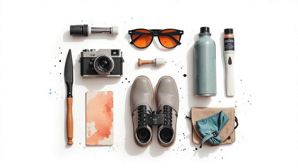 A humpback whale gracefully surfaces in the calm waters off Puerto Escondido.
