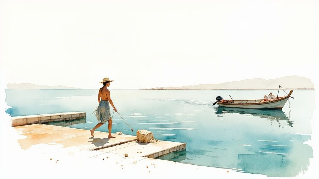 A humpback whale breaching near Puerto Escondido