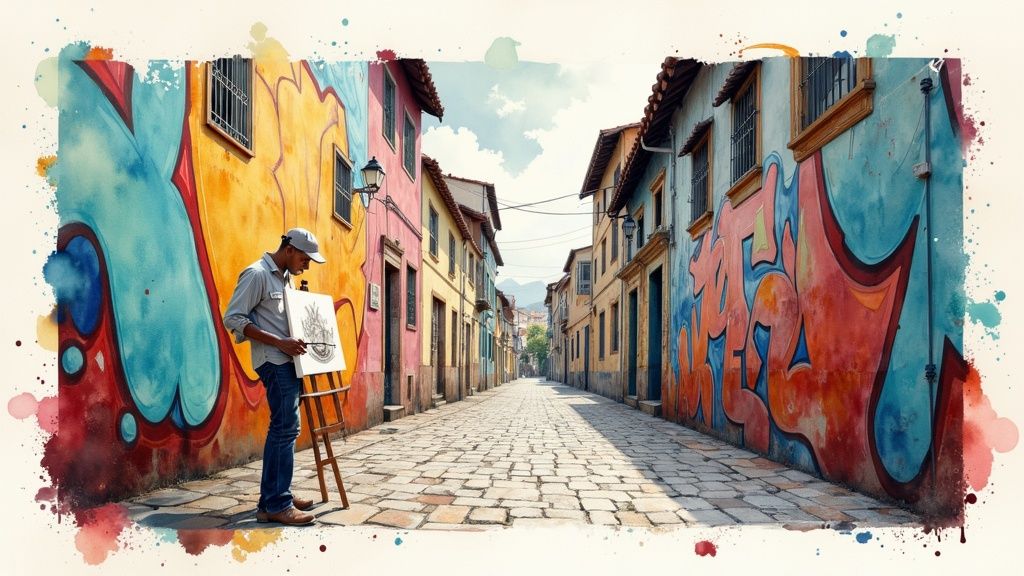 Discover Street Art and Local Galleries